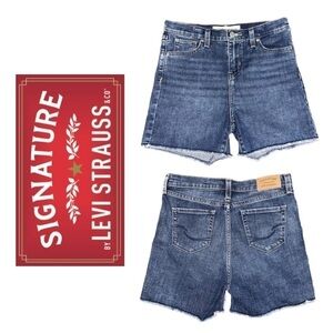 LEVI girls high rise denim shorts signature Levi’s size 14